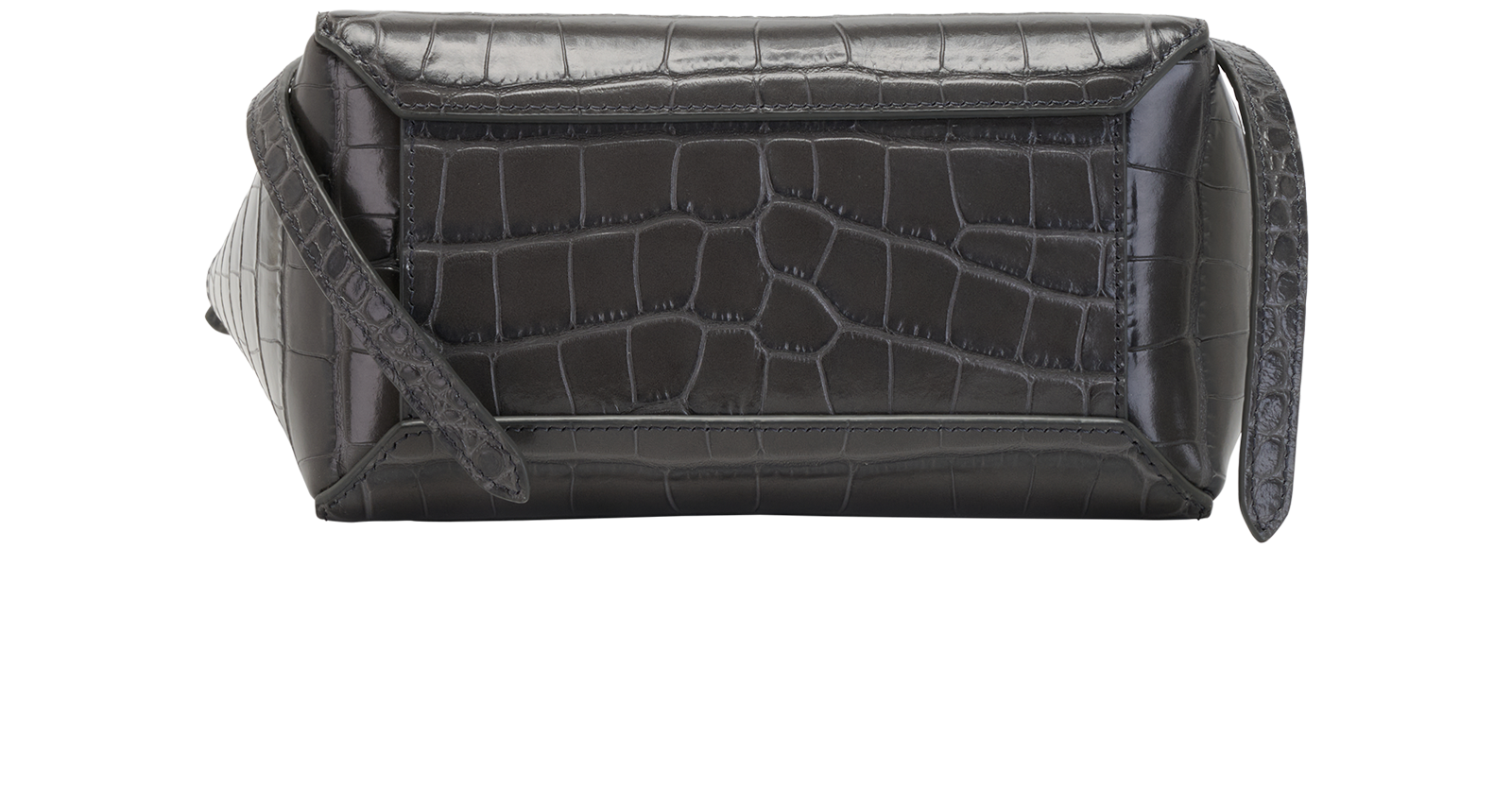 Nano Belt Bag, &pound;995, Handbags, Grey, Top view